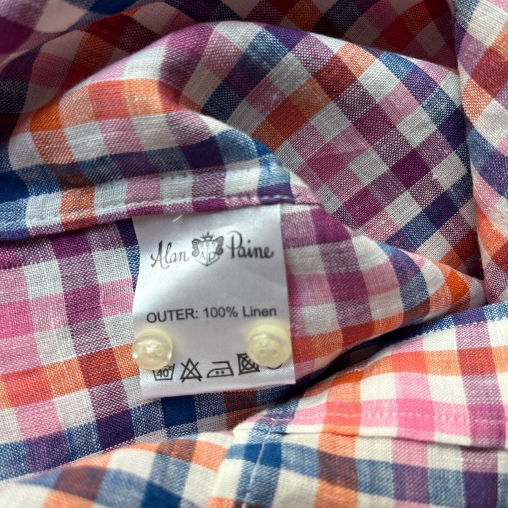 Alan Paine plaid top - Picture 5 of 8